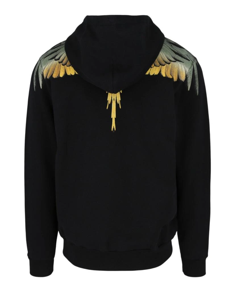 商品Marcelo Burlon|Printed Wings Zip-Up Sweatshirt,价格¥1461,第2张图片详细描述