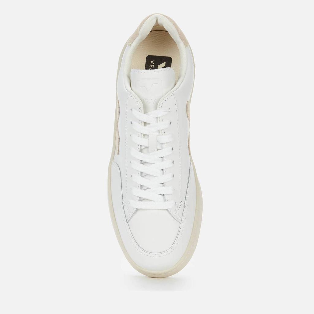 Veja Women's V-12 Leather Trainers - Extra White/Sable商品第3张图片规格展示
