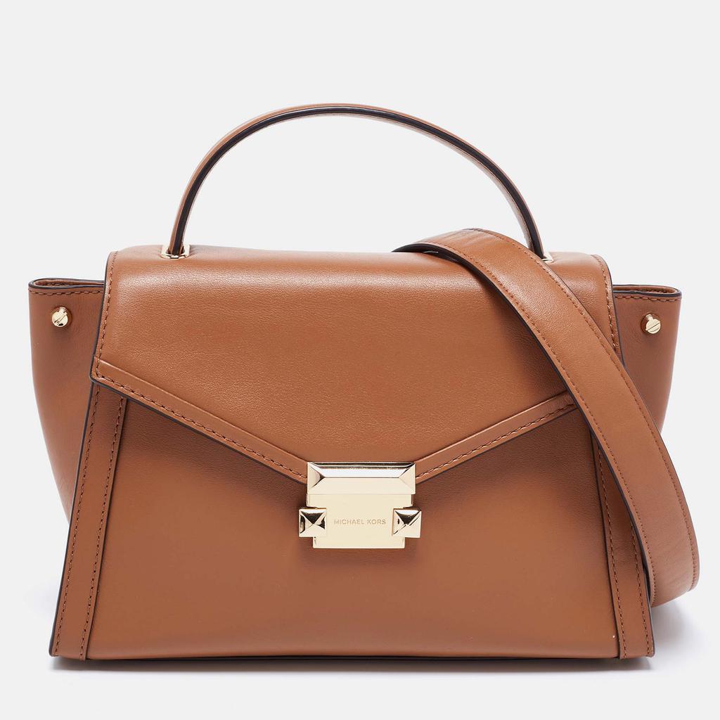 商品[二手商品] Michael Kors|Michael Kors Tan Leather Whitney Top Handle Bag,价格¥1196,第1张图片