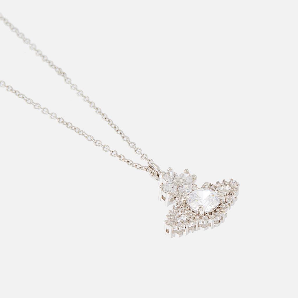 Vivienne Westwood Women's Valentina Orb Pendant - Platinum/White商品第3张图片规格展示