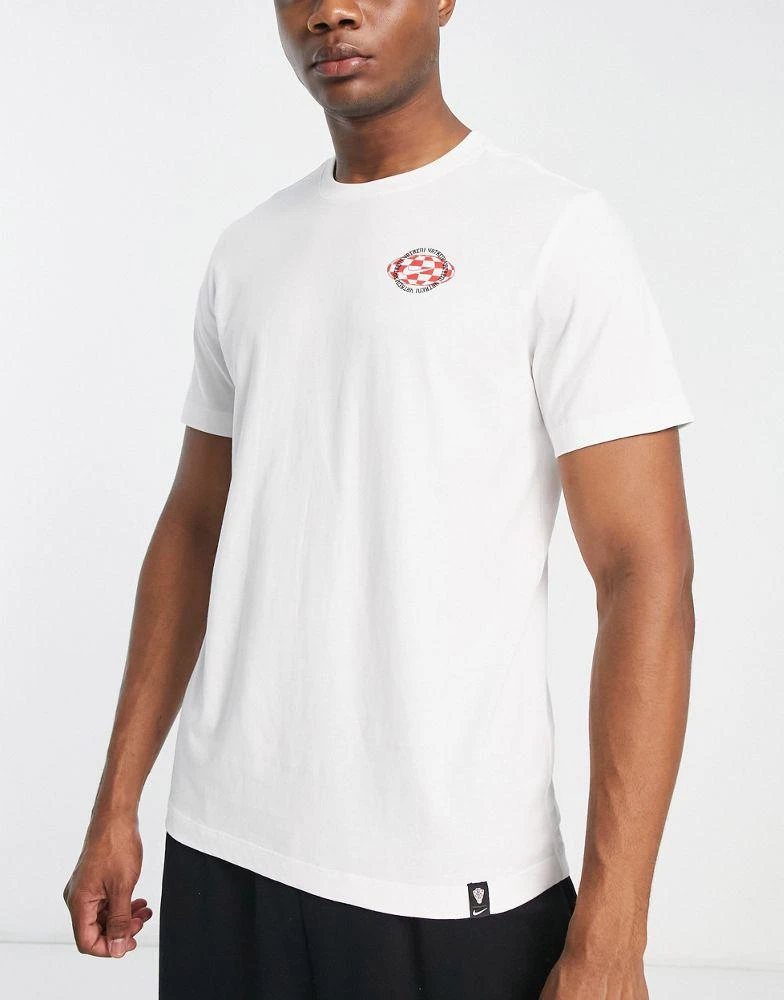 商品NIKE|Nike Football World Cup 2022 Croatia unisex voices t-shirt in white,价格¥273,第2张图片详细描述