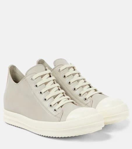 商品Rick Owens|Leather low-top sneakers,价格¥6790,第1张图片