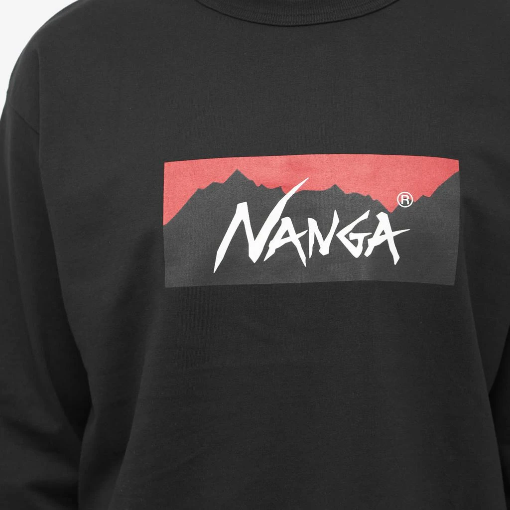商品NANGA|NANGA Long Sleeve Eco Hybrid Box Logo T-Shirt,价格¥443,第5张图片详细描述