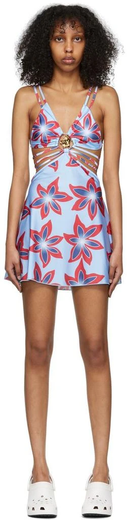商品CHOPOVA LOWENA|SSENSE Exclusive Blue Gravity Mini Dress,价格¥1984,第1张图片
