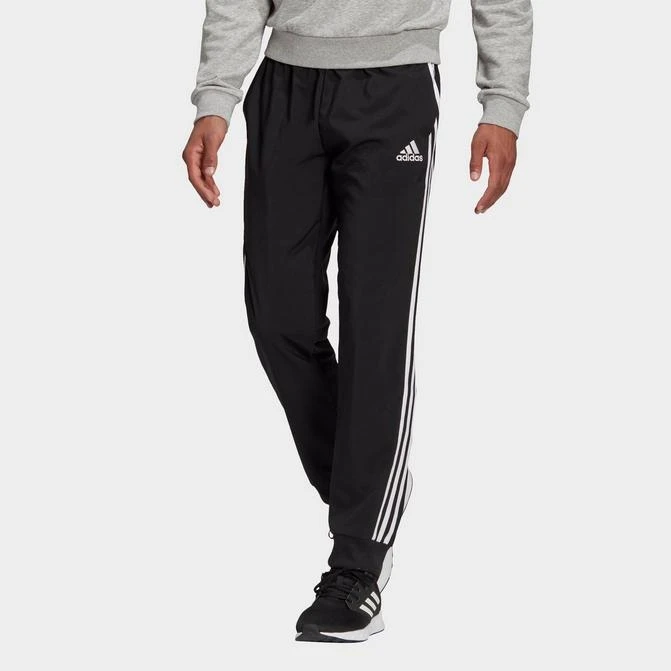 商品Adidas|Men's adidas AEROREADY Essentials Tapered Cuff Woven 3-Stripes Jogger Pants,价格¥336,第1张图片