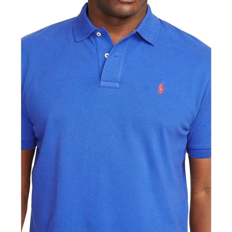 商品Ralph Lauren|Men's Big and Tall Classic-Fit Cotton Mesh Polo Shirt,价格¥526,第3张图片详细描述