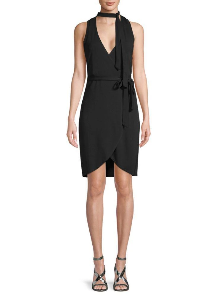 商品Nicole Miller New York|Tie-Waist Wrap Dress,价格¥396,第1张图片