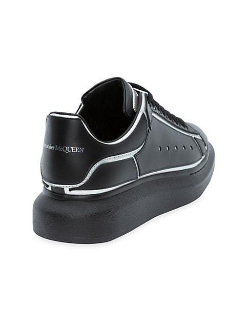 商品Alexander McQueen|Leather Oversized Sneakers,价格¥2886,第5张图片详细描述