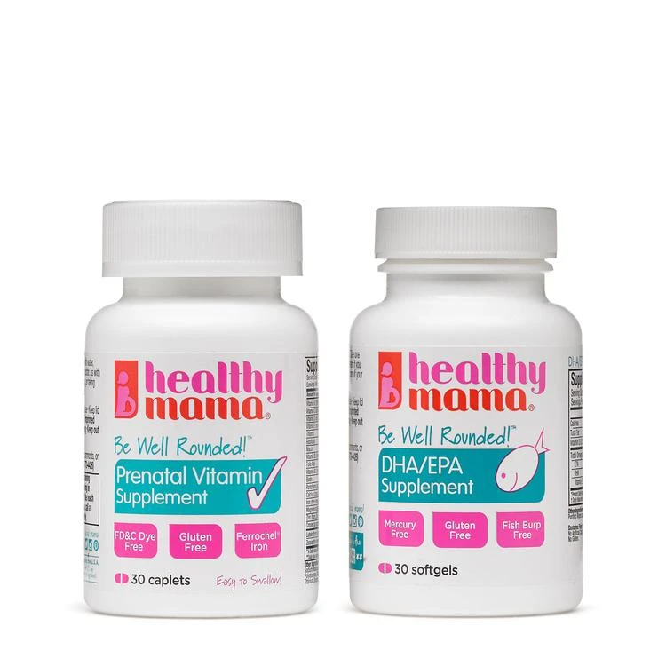 商品Healthy Mama®|健康妈妈产前维生素&DHA组合 30粒,价格¥134,第1张图片