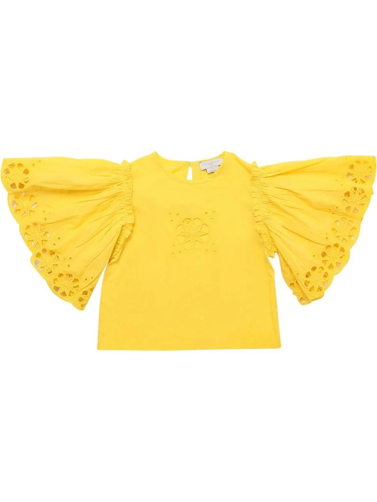 商品Stella McCartney|Embroidered Organic Cotton Top,价格¥307,第1张图片