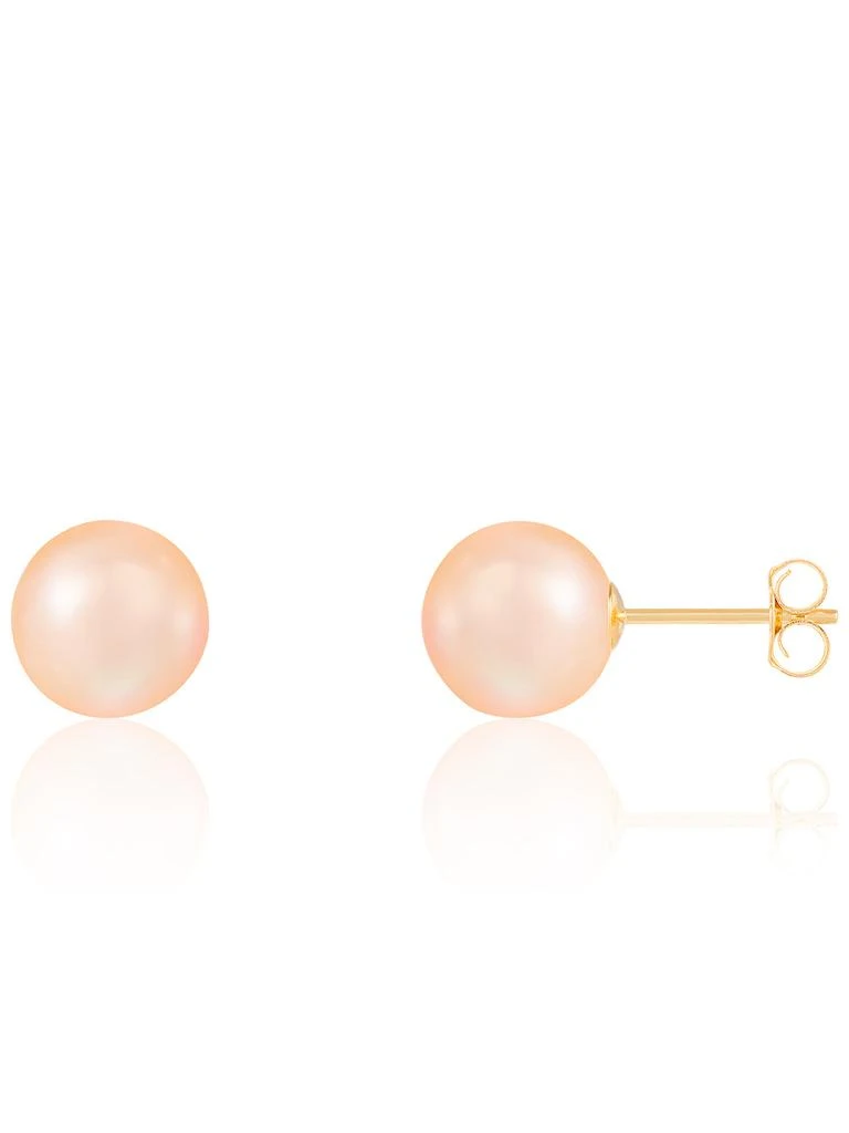 商品Splendid Pearls|14K Yellow Gold  Pearl Earrings,价格¥437,第1张图片