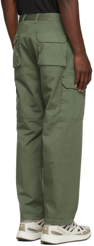 Khaki Cotton Cargo Pants商品第3张图片规格展示