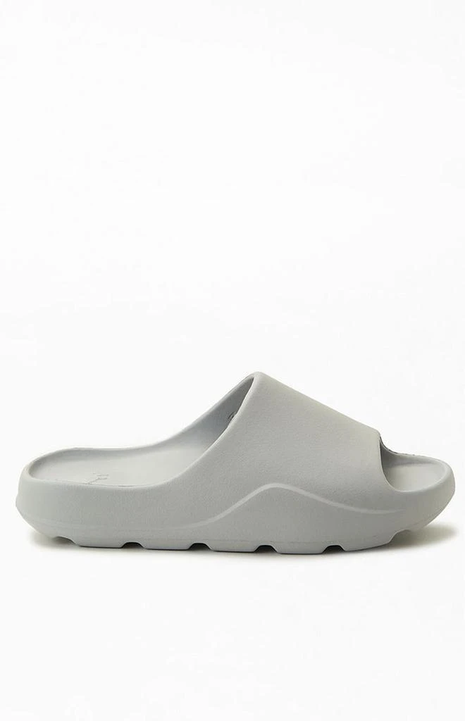 商品Kappa|Gray Authentic Plume 1 Slide Sandals,价格¥331,第1张图片