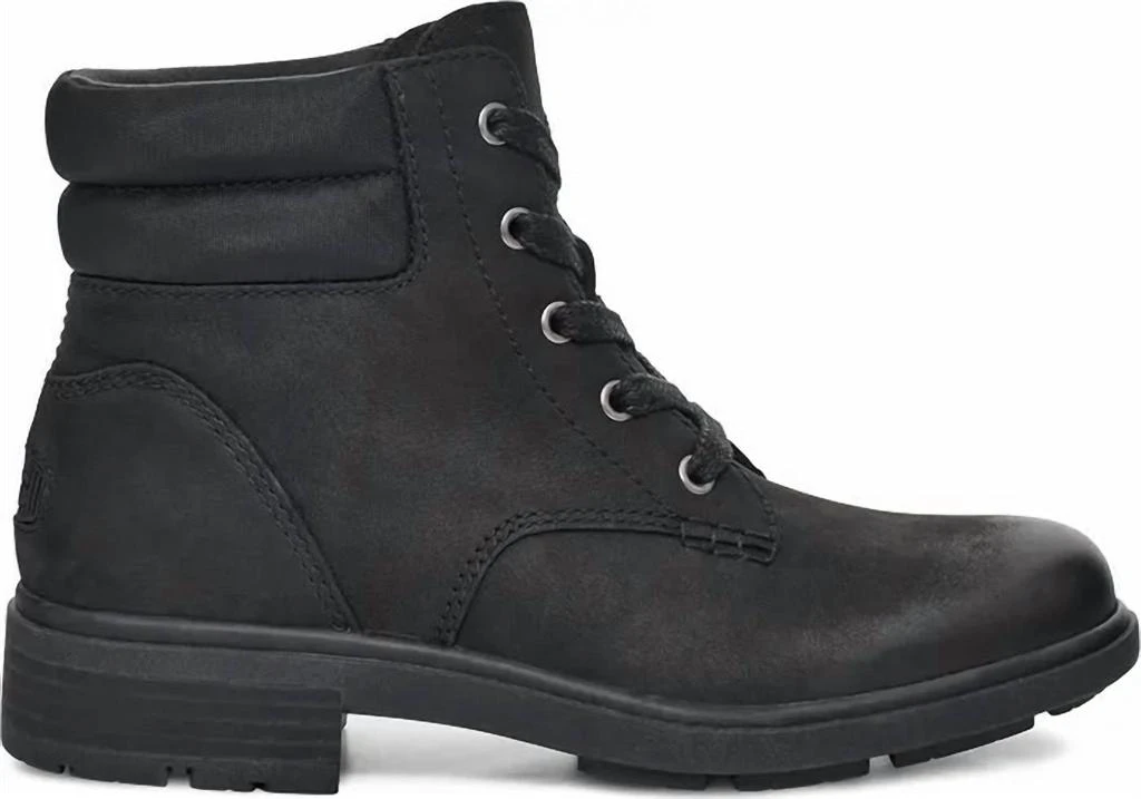 商品UGG|W Harrison Lace Boot in Black,价格¥995,第1张图片