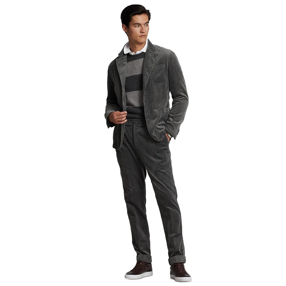 Men's Corduroy Suit Jacket商品第4张图片规格展示