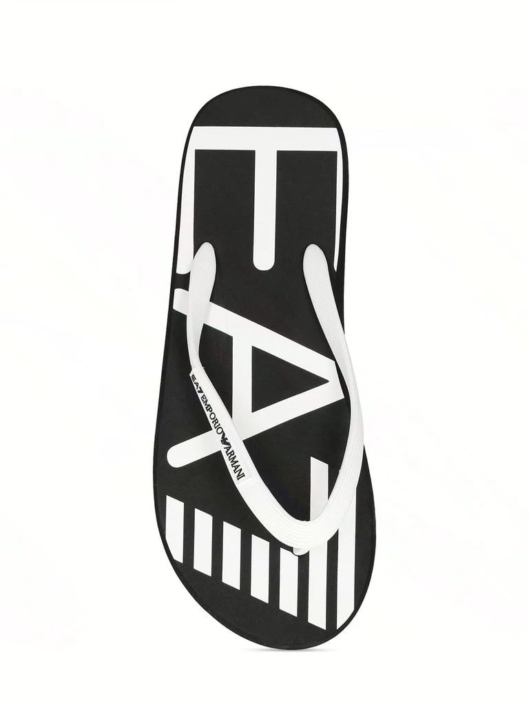 商品Emporio Armani|Logo Rubber Flip Flops,价格¥204,第4张图片详细描述