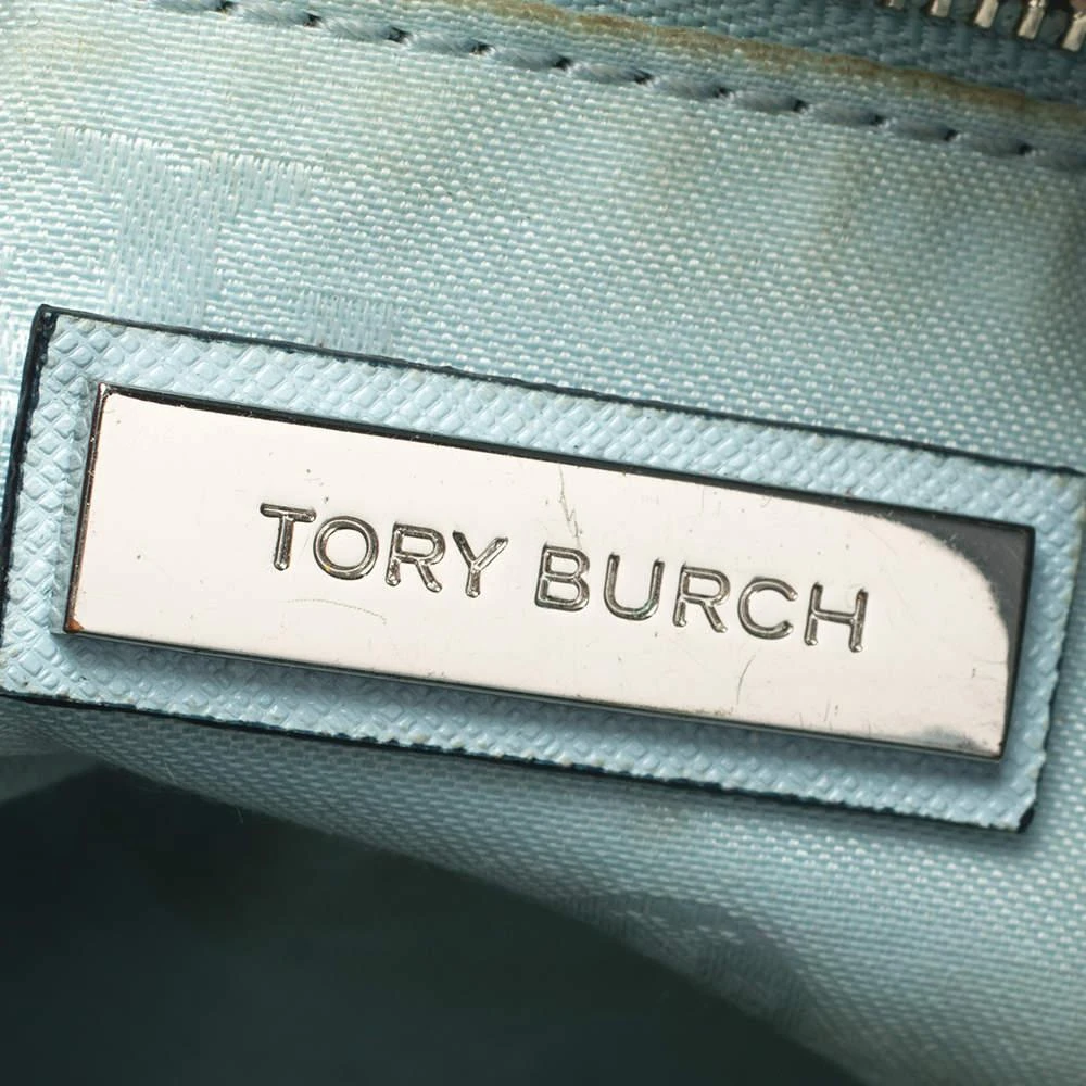 Tory Burch Sky Blue Leather Mini Robinson Tote 商品