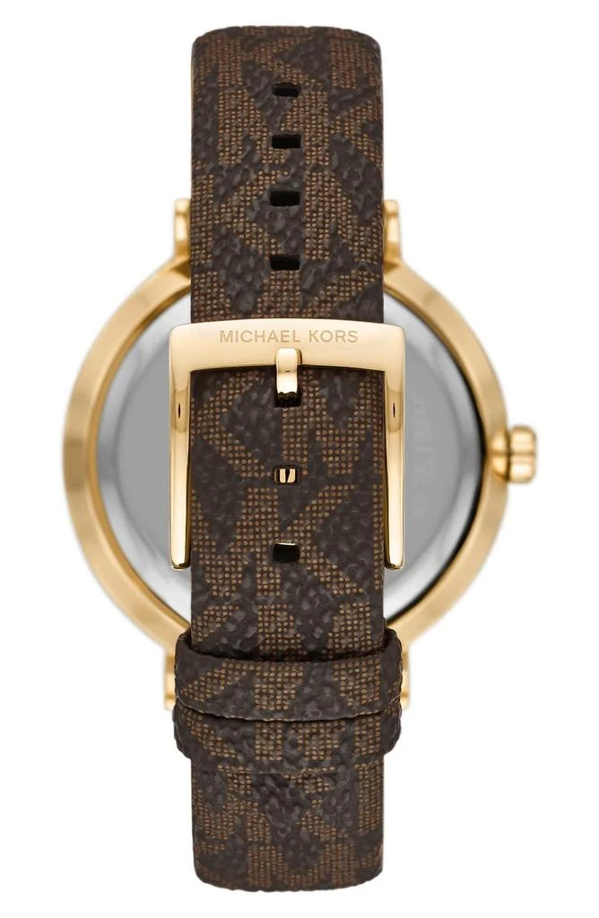 商品Michael Kors|Addyson 3-Hand Quartz Monogram Strap Watch, 40mm,价格¥751,第2张图片详细描述