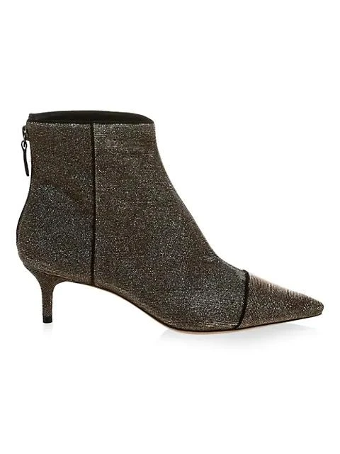 商品Alexandre Birman|Kittie Glitter Ankle Boots,价格¥2226,第1张图片