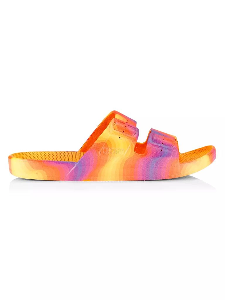 商品Freedom Moses|Wavy Gradient Buckled Sandals,价格¥157,第1张图片