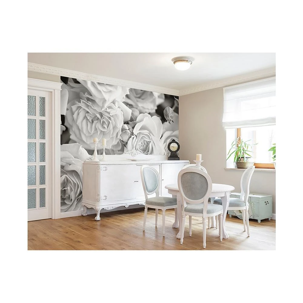 商品Brewster Home Fashions|Grey Petals Wall Mural,价格¥1518,第1张图片