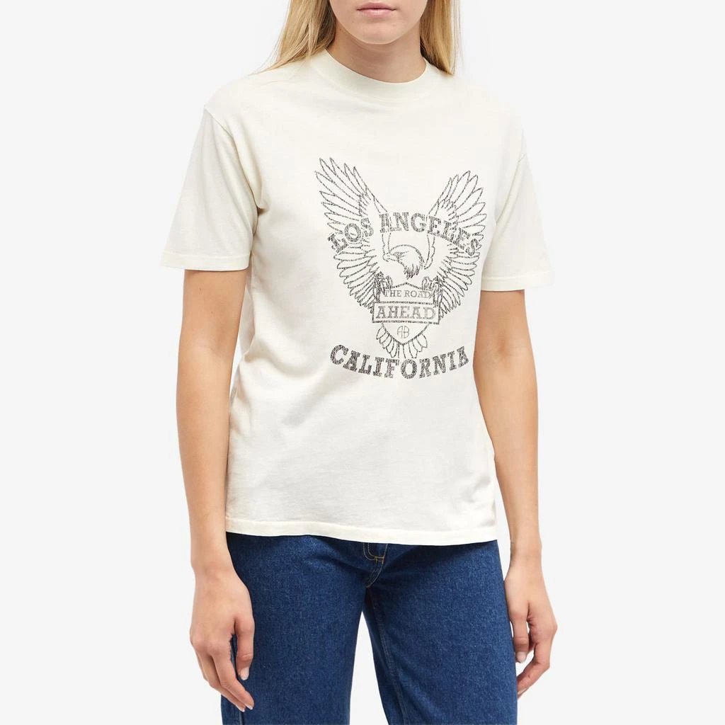 商品ANINE BING|Anine Bing Black Eagle Milo T-Shirt,价格¥895,第2张图片详细描述