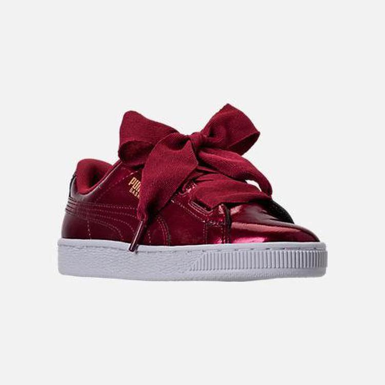 商品Puma|大女童 Basket Heart Glam 休闲鞋,价格¥139,第1张图片