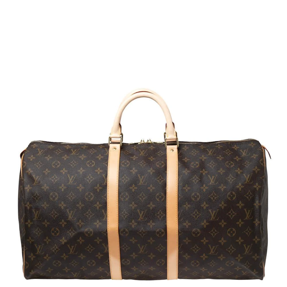 商品[二手商品] Louis Vuitton|Louis Vuitton Monogram Canvas Keepall 55 Bag,价格¥8430,第1张图片