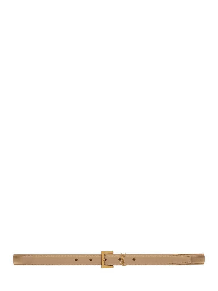 商品Yves Saint Laurent|Monogram thin belt,价格¥1724,第1张图片