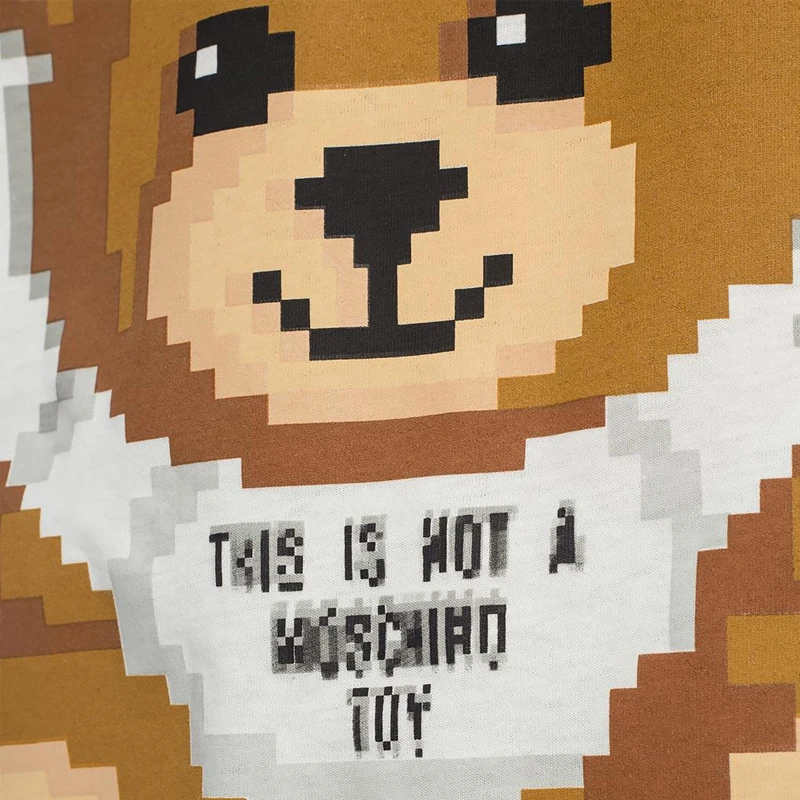 MOSCHINO 白色女士T恤 A0776-9140-1002 商品