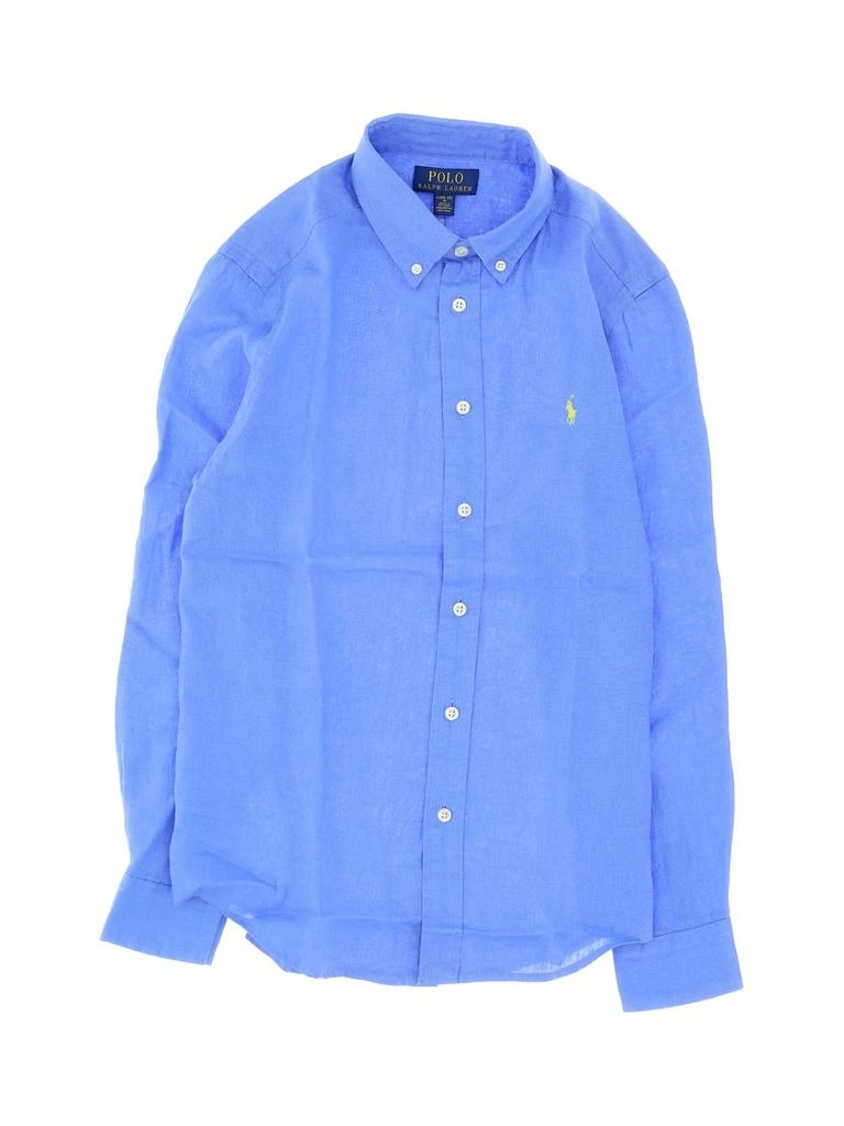 商品Ralph Lauren|Polo Ralph Lauren Kids Logo Embroidered Long Sleeved Shirt,价格¥1003,第1张图片