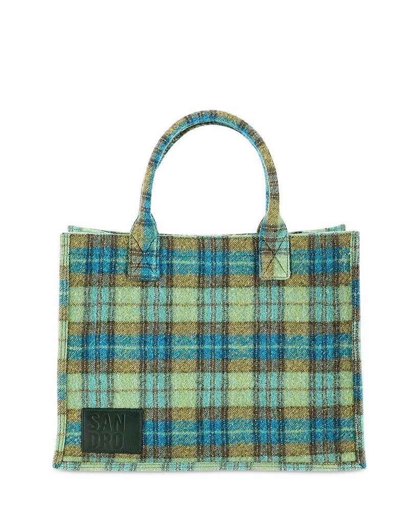 Tartan Wool Tote商品第1张图片规格展示