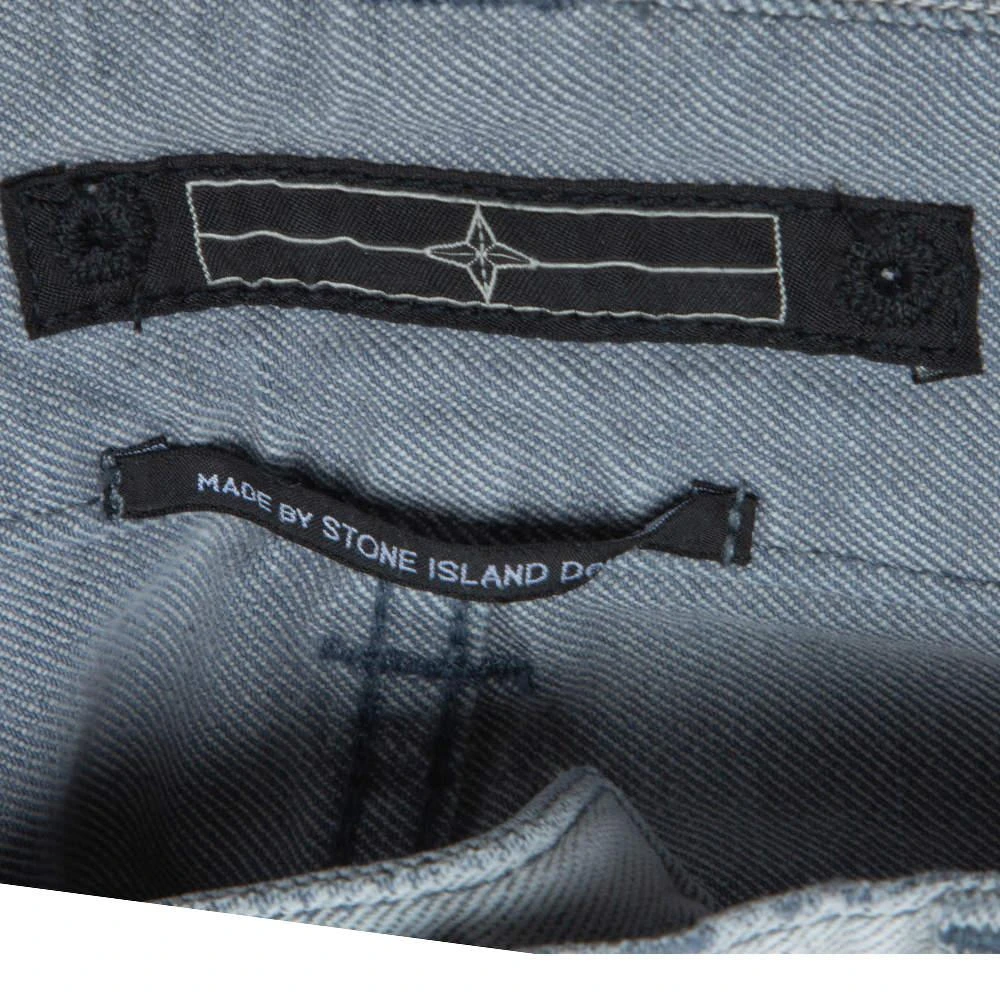 商品[二手商品] Stone Island|Stone Island Pale Grey Denim New Steel Narrow Leg Jeans S,价格¥953,第5张图片详细描述