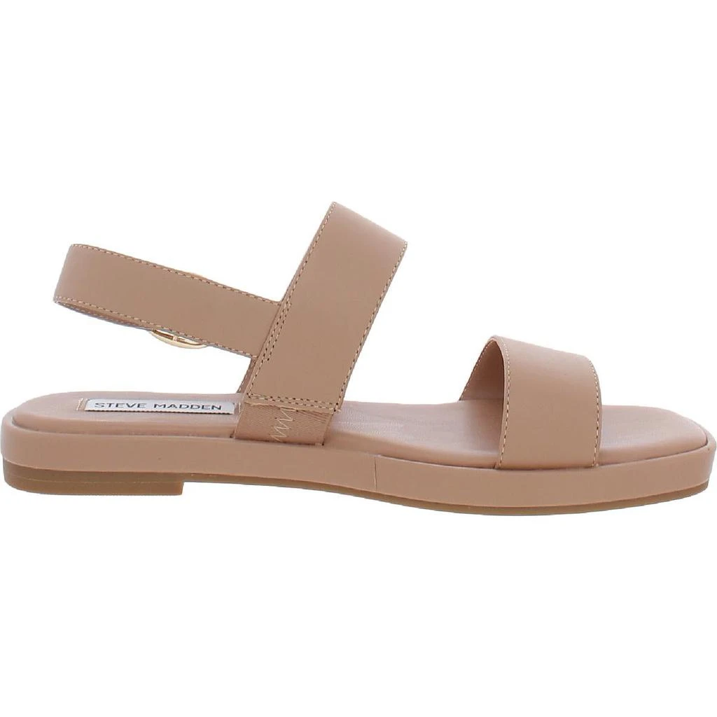 商品Steve Madden|Steve Madden Womens Ethos Flat Open Toe Ankle Strap,价格¥154,第3张图片详细描述