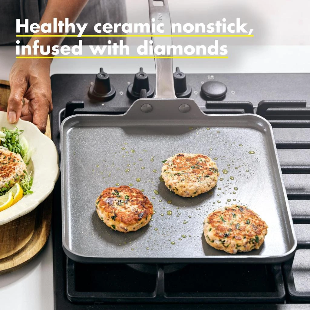 商品Greenpan|Chatham Healthy Ceramic Non-Stick Griddle 11",价格¥416,第3张图片详细描述