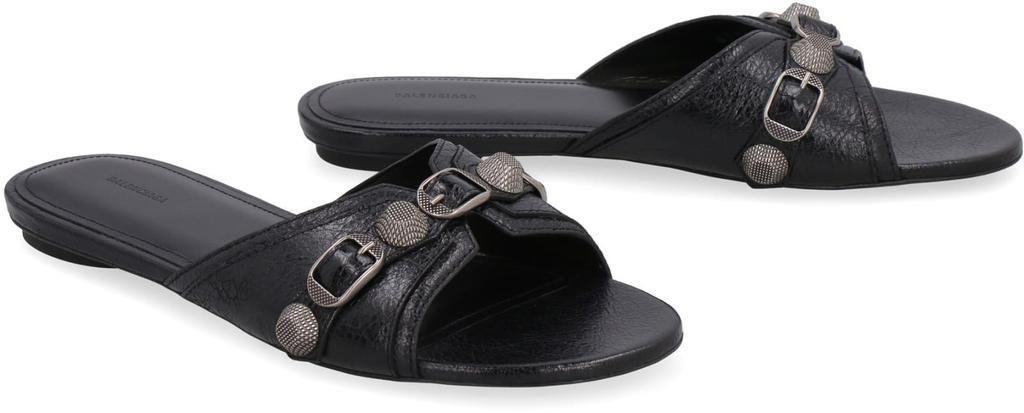 Balenciaga Cagole Leather Slides商品第3张图片规格展示
