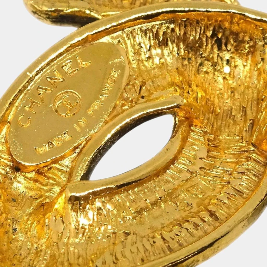商品[二手商品] Chanel|Chanel Gold Plated Quilted CC Brooch Pin,价格¥8700,第3张图片详细描述