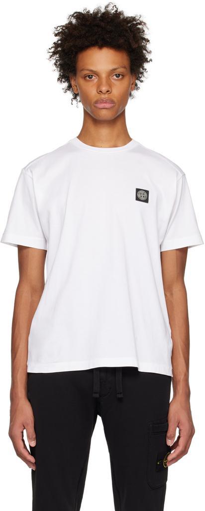 商品Stone Island|White Patch T-Shirt,价格¥954,第1张图片