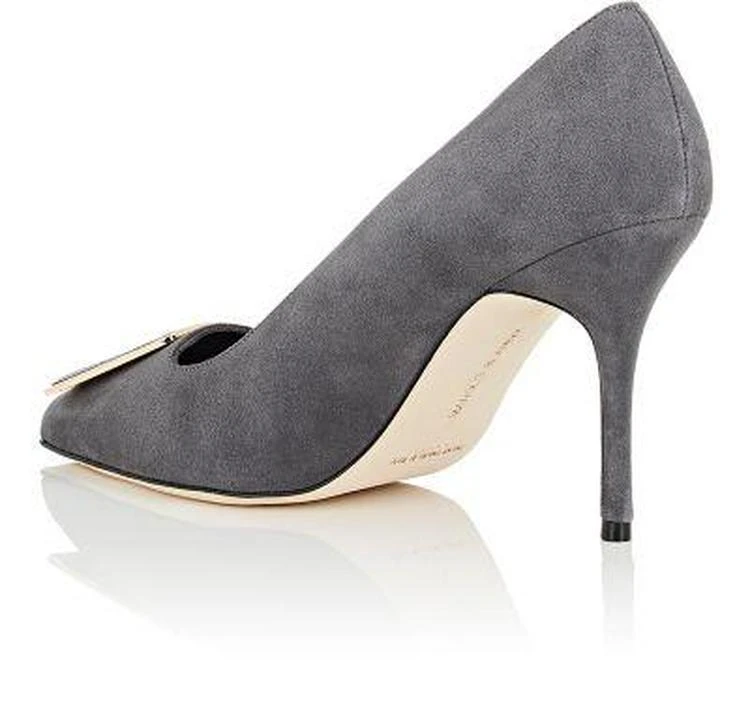 商品Manolo Blahnik|Gonone Suede Pumps,价格¥2298,第3张图片详细描述