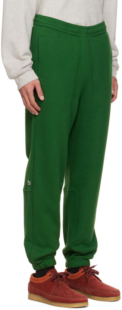 Green Embroidered Lounge Pants.商品第2张图片规格展示