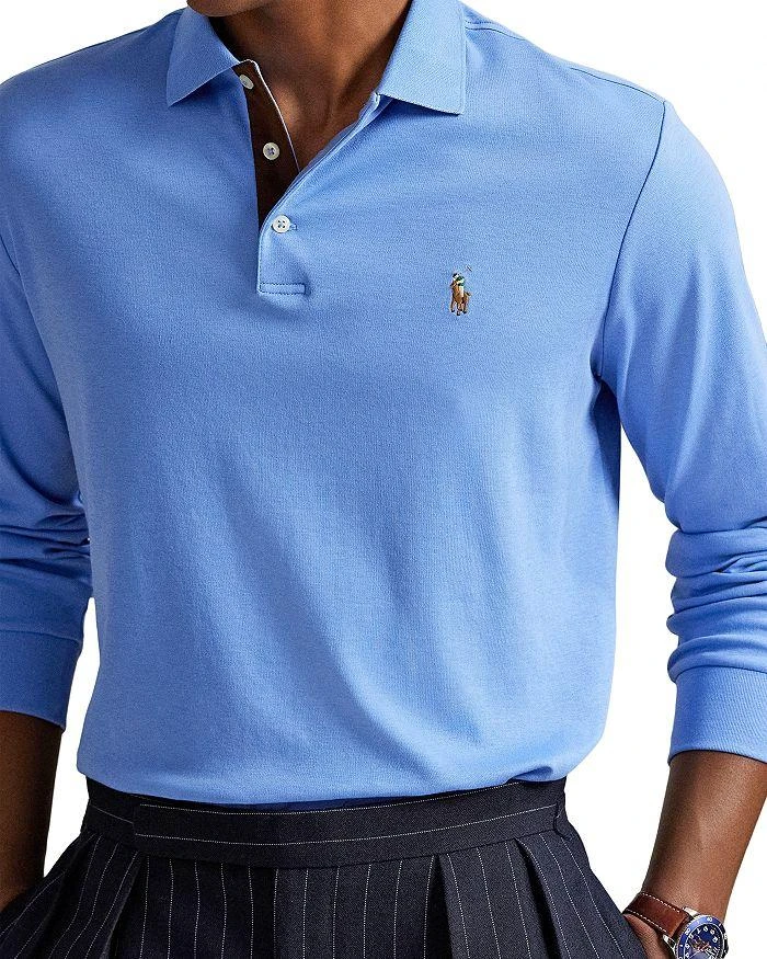 商品Ralph Lauren|Classic Fit Soft Cotton Long-Sleeve Polo Shirt,价格¥857,第5张图片详细描述