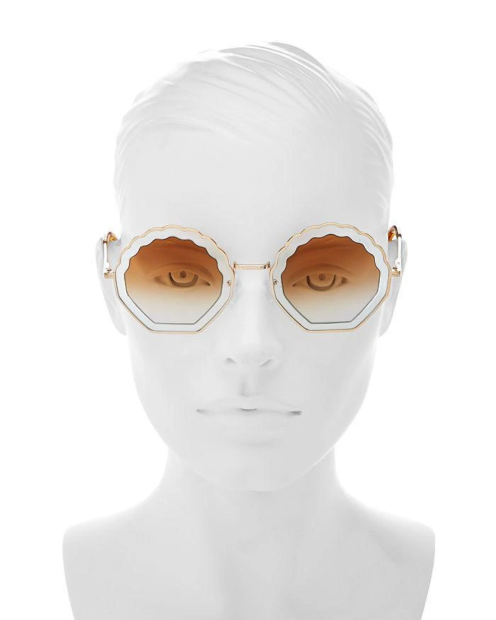 商品Chloé|Women's Tally Octagonal Sunglasses, 53mm,价格¥3139,第2张图片详细描述