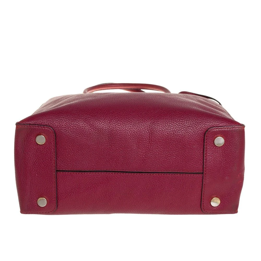 Michael Kors Burgundy Grained Leather Large Mercer Tote 商品