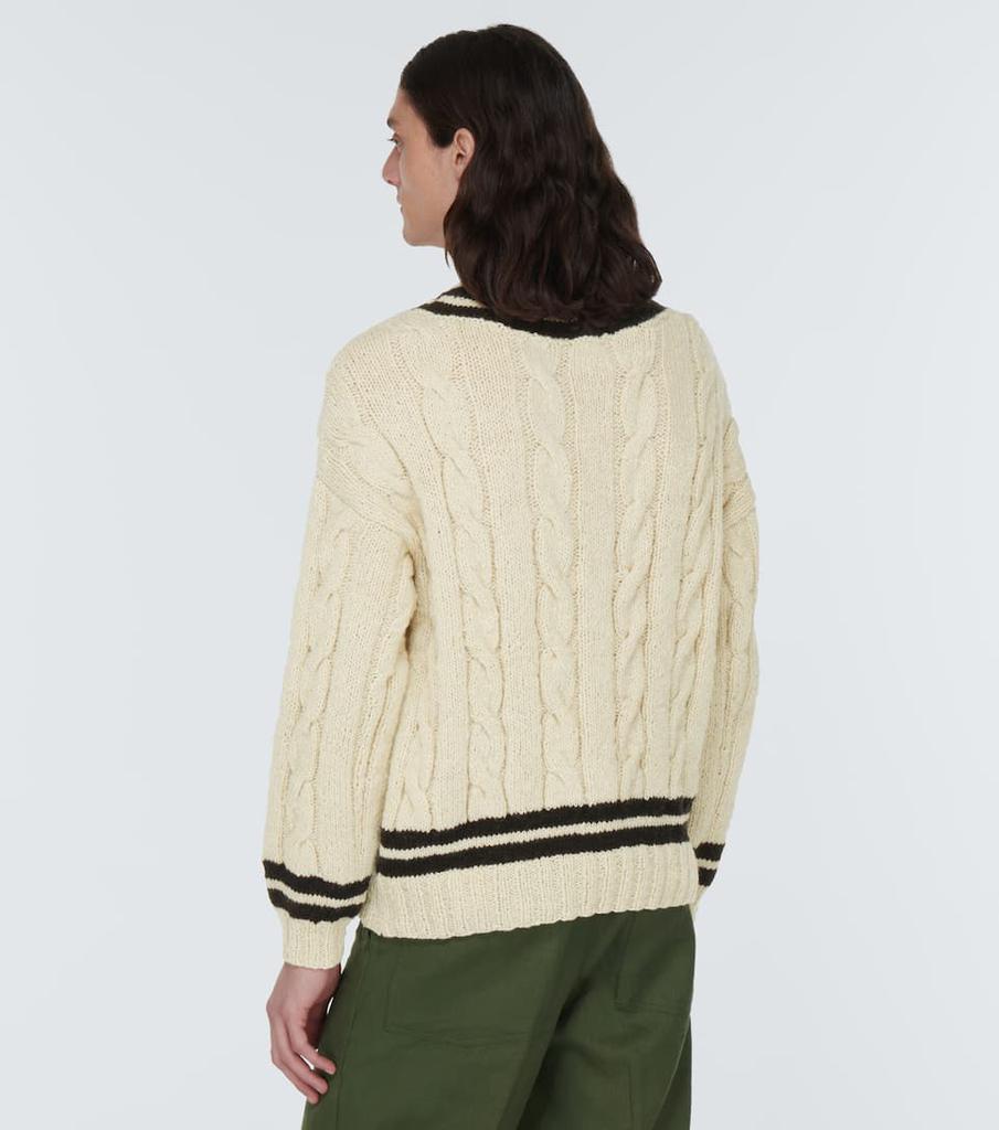 商品VisVim|V-Collegium绞花针织羊毛毛衣,价格¥28767,第6张图片详细描述
