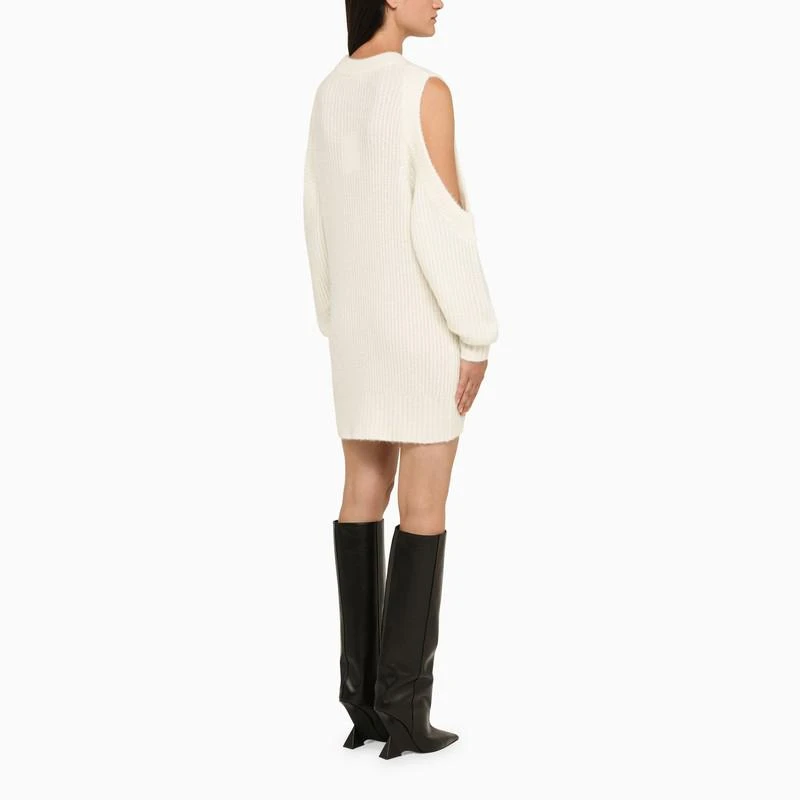 商品Ganni|Ivory knit short dress,价格¥1421,第3张图片详细描述