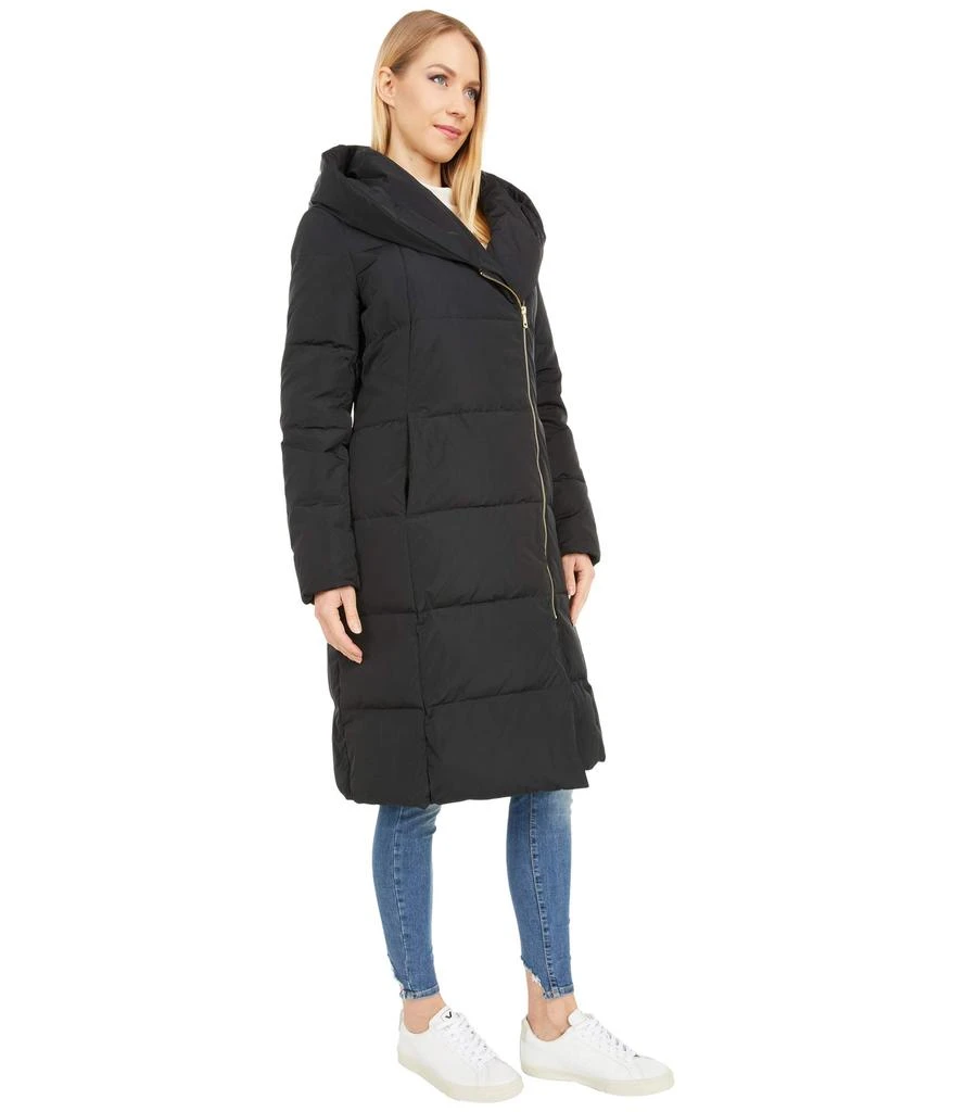 商品Cole Haan|Zip Front Down Coat w/ Dramatic Oversized Hood,价格¥1978,第4张图片详细描述