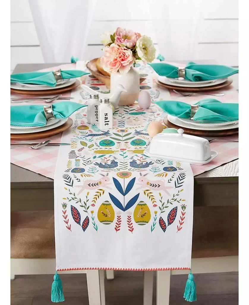 商品Design Imports|Easter Garden Embellished Table Runner, 14" x 108",价格¥274,第4张图片详细描述