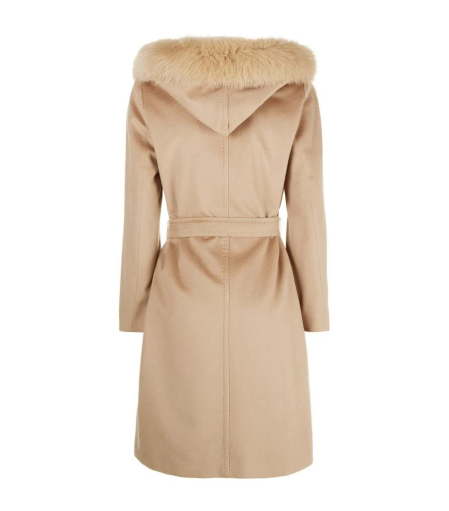 商品Max Mara|狐狸毛领浴袍式大衣,价格¥10236,第2张图片详细描述