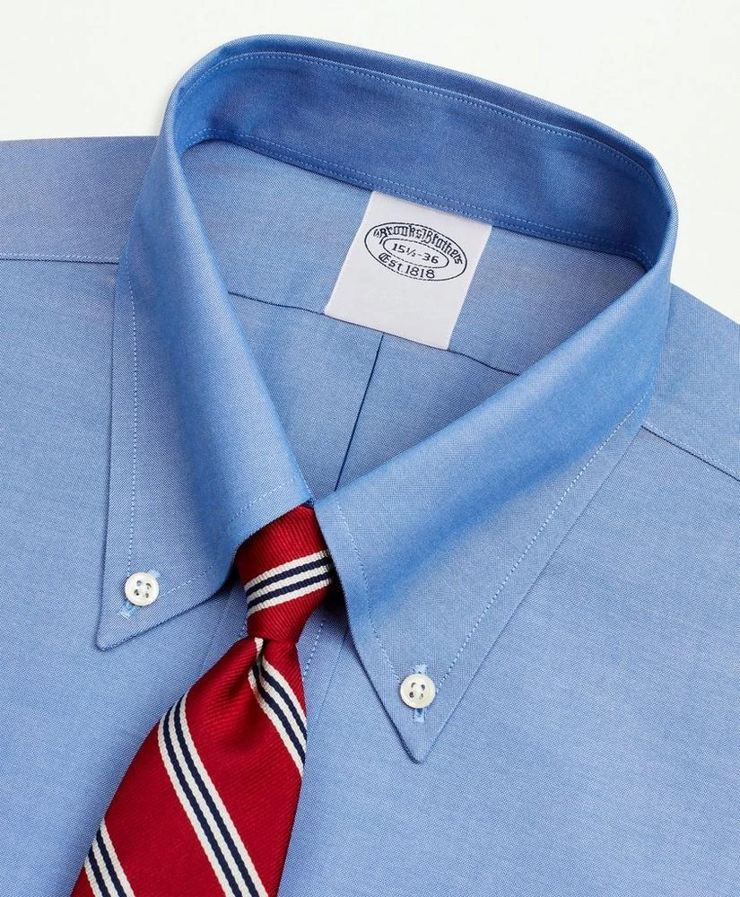 商品Brooks Brothers|Stretch Supima® Cotton Non-Iron Pinpoint Oxford Button-Down Collar Dress Shirt,价格¥922,第2张图片详细描述