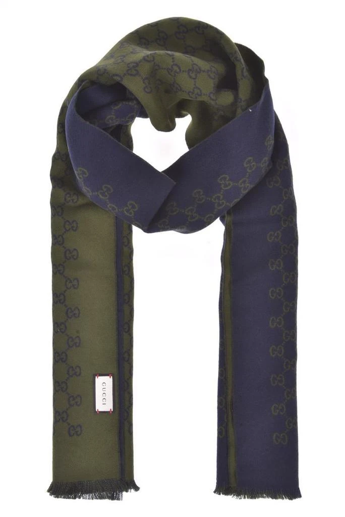 商品Gucci|Gucci Scarves in Blue,价格¥2888,第1张图片